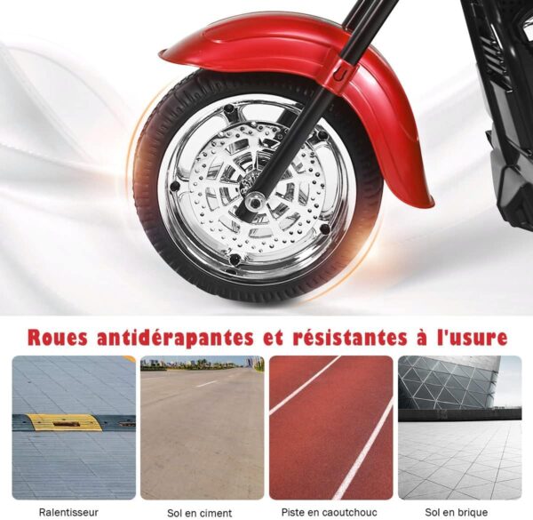 Moto Chopper Electrique Enfants 6