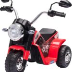 Moto Electrique 3 Roues Enfant Rouge Smoby 1