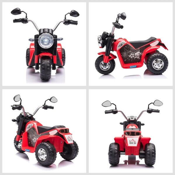 Moto Electrique 3 Roues Enfant Rouge Smoby 8
