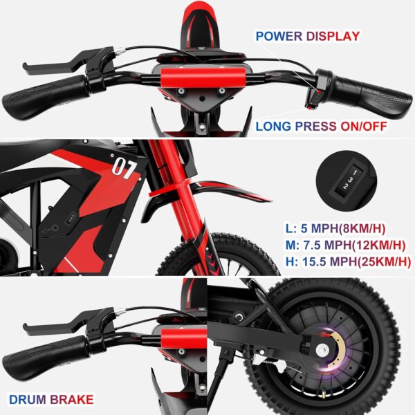 Moto Electrique Enfant 11ans 3