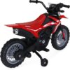 Moto Honda Custom Rouge Electric Enfant 3