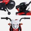 Moto Honda Custom Rouge Electric Enfant 4